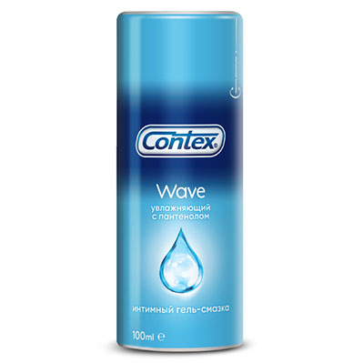 Контекс Гель-смазка увлажняющий 100мл Wave
