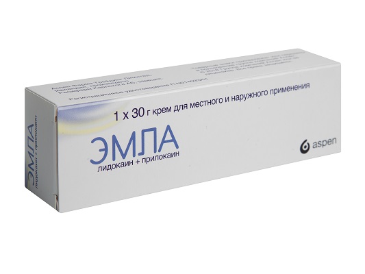 Эмла крем 30г(Лидокаин+ Прилокаин)обезболивающее