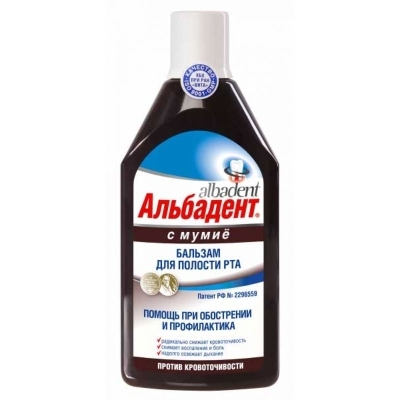 Альбадент бальзам д/полости рта с мумие 400мл