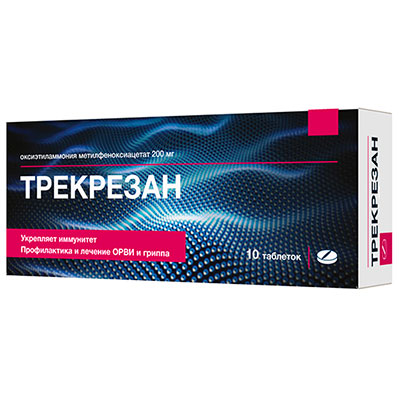 Трекрезан таб. №10 от простуды и гриппа