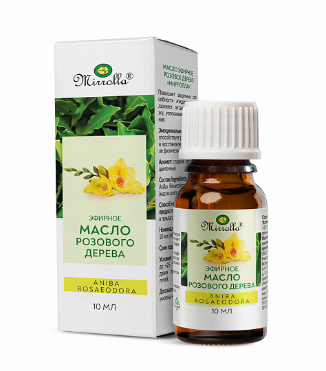 Масло эфирное Розовое дерево 10мл Мирролла