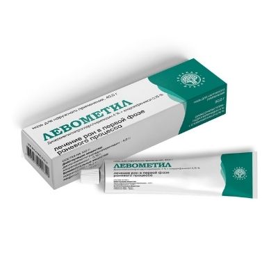 Левометил мазь туба 40г при воспалении кожи