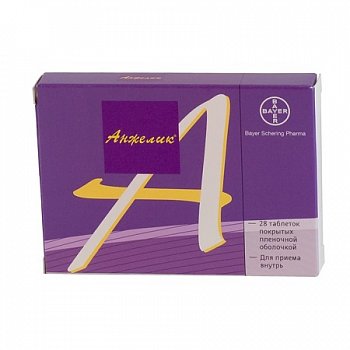 Анжелик таб. №28(Дроспиренон+Эстрадиол) при климаксе Рх