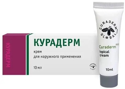 Курадерм крем д/тела 10мл 