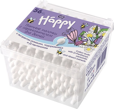 Белла ватные палочки №56 с ограничителем