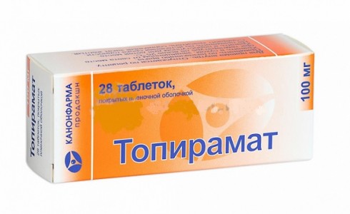 Топирамат Канон таб. 100мг №28 противоэпилептическое Рх