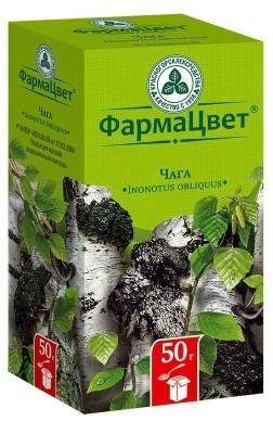 Чага (гриб березовый) 50г ФармаЦвет