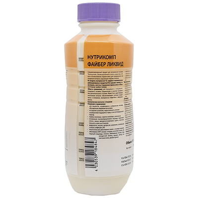 Нутрикомп Файбер ликвид 500мл нейтр вкус