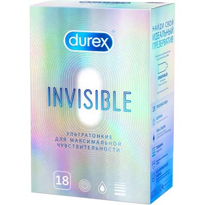 Дюрекс презервативы №18 инвизибл 