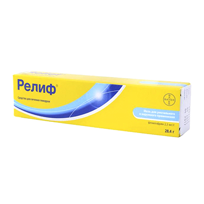 Релиф мазь 28,4г от геморроя