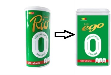Рио Голд/Эго Голд замен. сахара таб. №1200