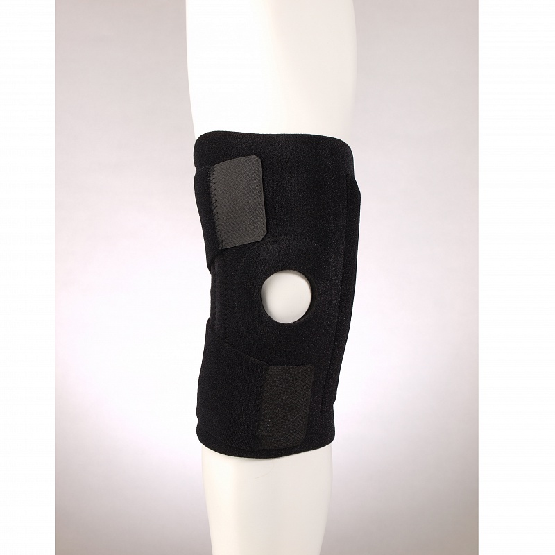 Фиксатор колена неопреновый с отверстием универсальный