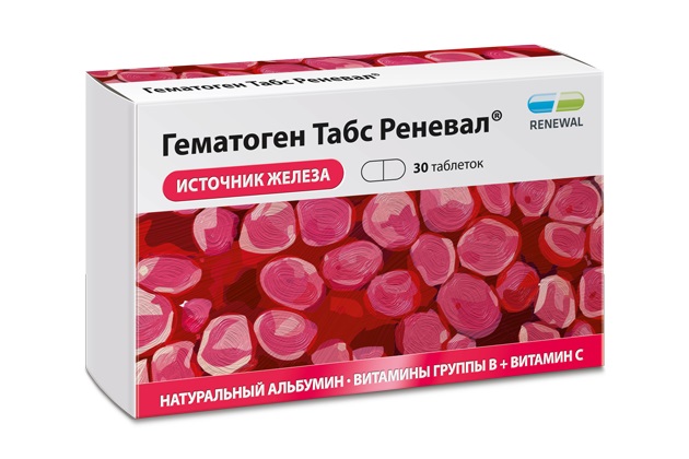 Гематоген Табс Реневал таб. №30 БАД