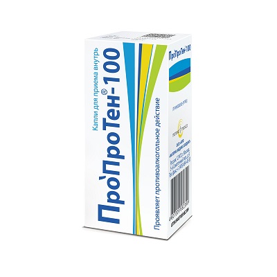 ПроПроТен-100 фл. 25мл при алкогольной зависимости