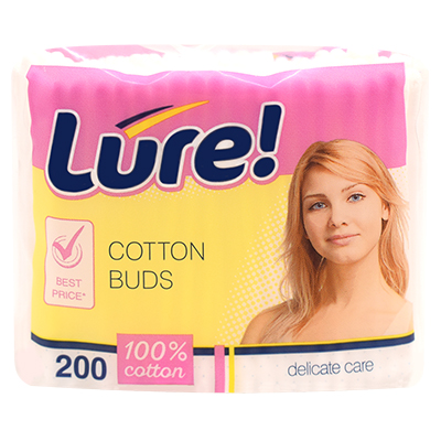 Ватные палочки №200 (полиэт.) Lure!