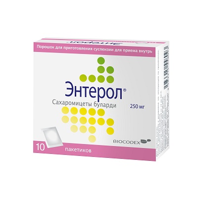 Энтерол пак. 250мг №10 от диареи