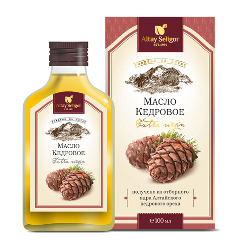 Кедровое масло пищевое 100мл (Алтай Селигор)