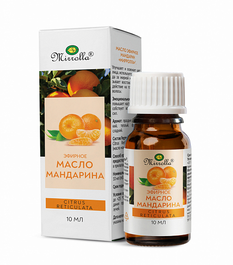 Масло эфирное Мандарин 10мл Мирролла