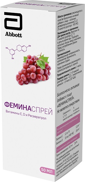 ФеминаСпрей 50мл при климаксе БАД