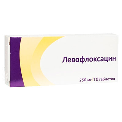 Левофлоксацин-Озон таб. 250мг №10 антибиотик Рх