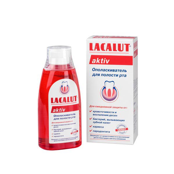 Лакалют ополаскиватель Актив д/полости рта 300мл