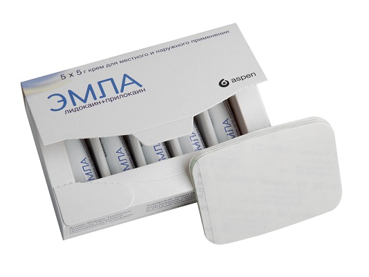 Эмла крем 5г №5(Лидокаин+Прилокаин)обезболивающее