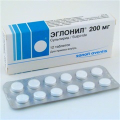 Эглонил таб. 200мг №12 (Сульпирид) нейролептик Рх
