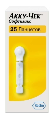 Ланцеты Акку-Чек Софткликс №25