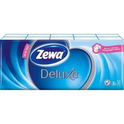 Зева делюкс носовые платки №10 х 10шт