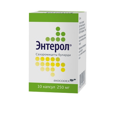 Энтерол капс. 250мг №10 от диареи