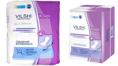 Урологические прокладки Нормал №14 (Доктор Вилш)