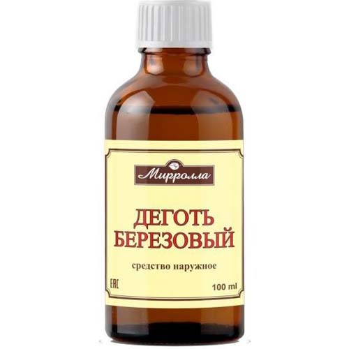 Деготь березовый фл. 100мл (Мирролла)