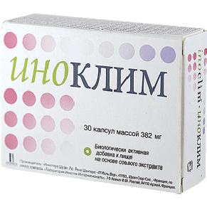 Иноклим капс. 382мг №30 при климаксе БАД