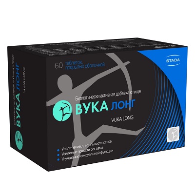 Вука Лонг таб. №60 при преждевременном семяизвержении БАД