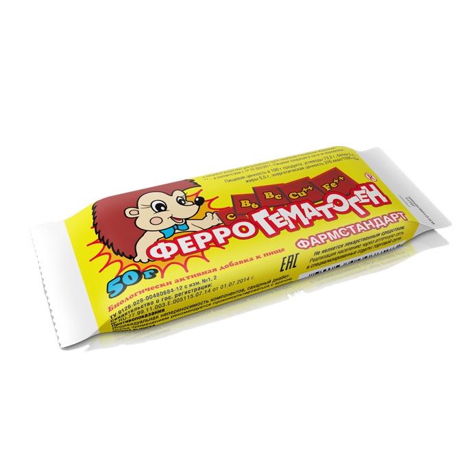 Гематоген Феррогематоген жев. пастилка 50г