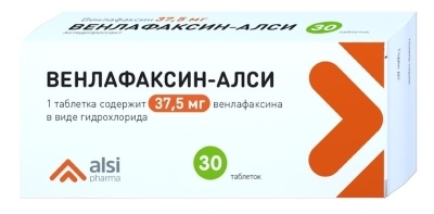 Венлафаксин-Алси таб. 37,5мг №30 антидепрессант Рх