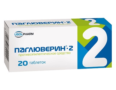Паглюверин-2 таб. №20 (противоэпилептическое средство) Рх
