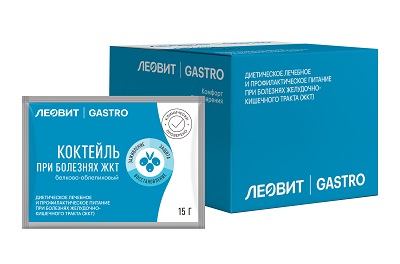 Леовит Gastro Коктейль белково-облепиховый 15г пак