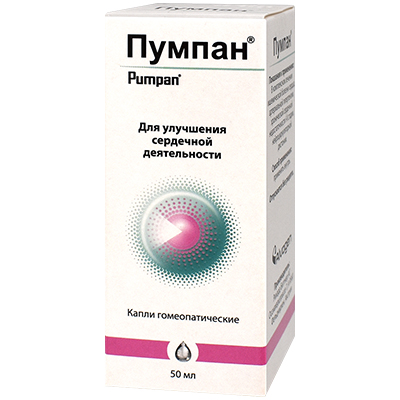 Пумпан капли 50мл для улучшения сердечной деятельности