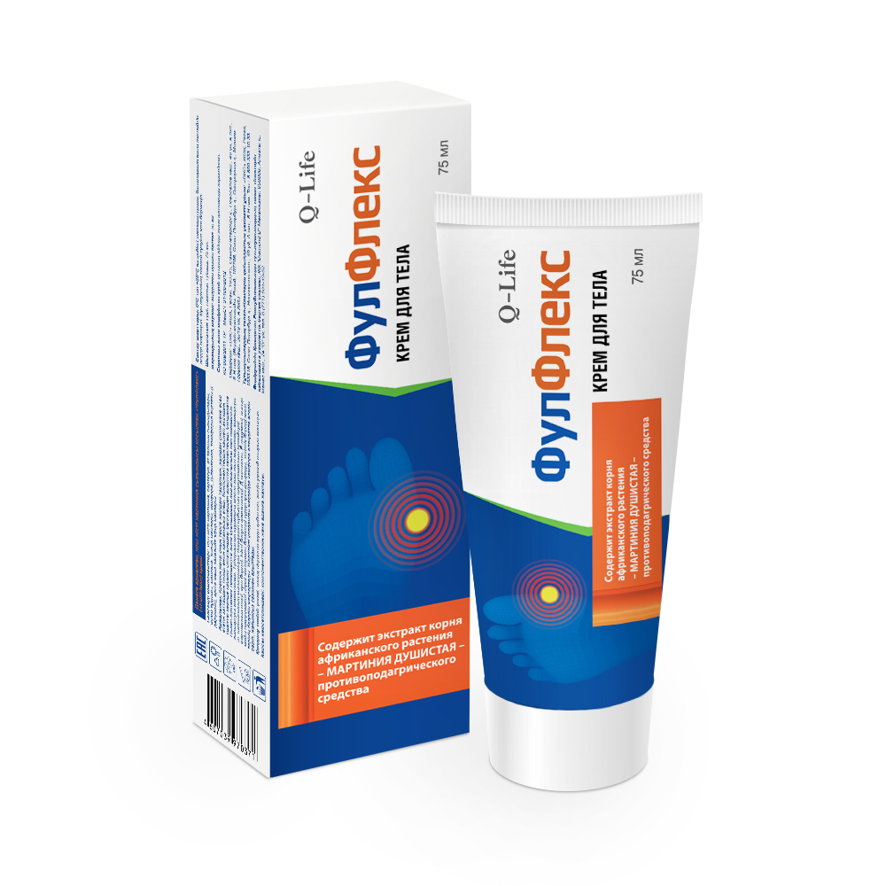 ФулФлекс крем д/тела 75мл при подагре