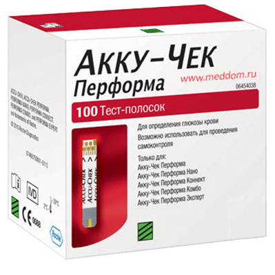Тест-полоски Акку-Чек Перформа №100