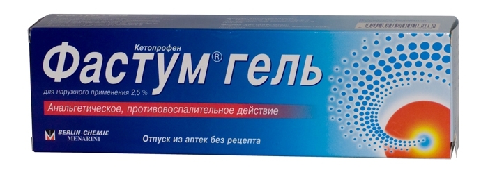 Фастум гель 2,5% 100г (Кетопрофен) обезболивающее
