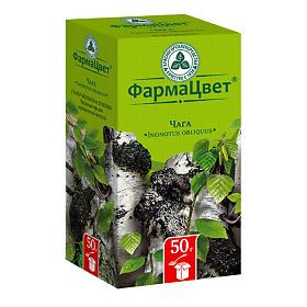 Чага (гриб березовый) 50г ФармаЦвет