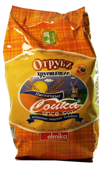 Отруби Эльмика хрустящие овсяные 200г