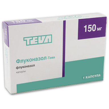Флуконазол-Тева капс. 150мг №1 от молочницы