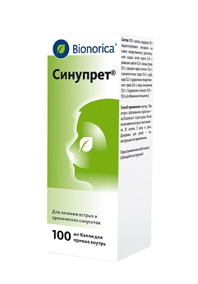 Синупрет капли 100мл при синусите
