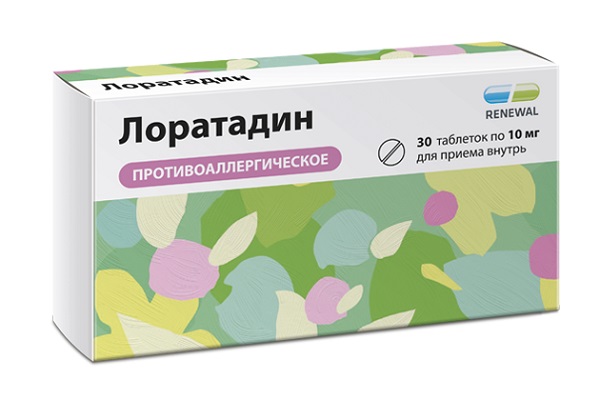 Лоратадин таб. 10мг №30 при аллергии Renewal