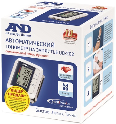 Тонометр UB-202 автомат на запястье