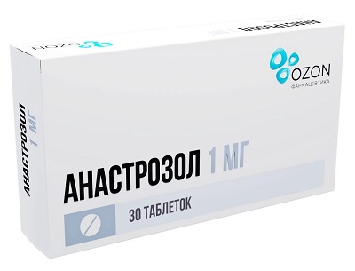 Анастрозол таб. 1мг №30 противоопухолевое Рх (Озон)