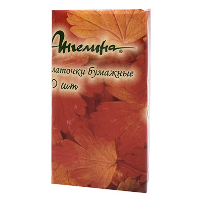 Ангелина платочки бумажные 10шт блок №10
